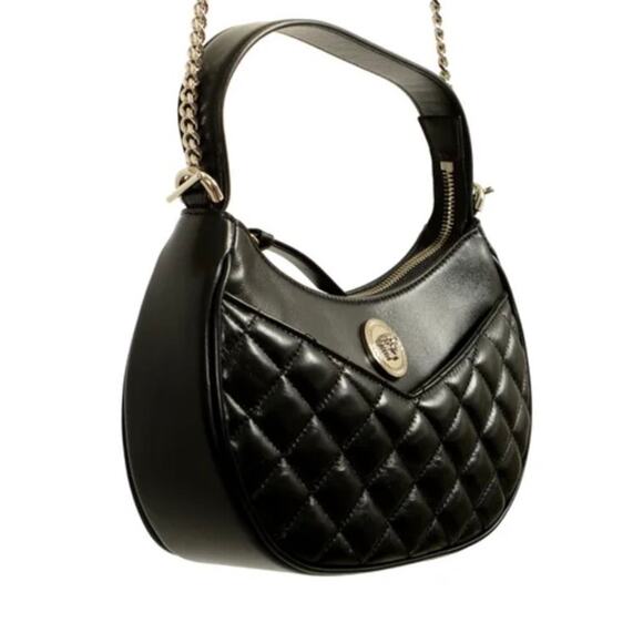 Versace La Medusa Quilted Leather Half Moon Shoulder Bag NWT - Picture 7 of 9